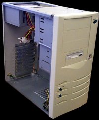 Power Tower with Amiga Keyboard