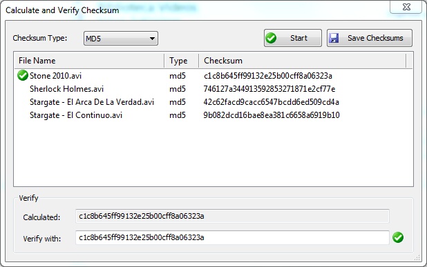 Checksum