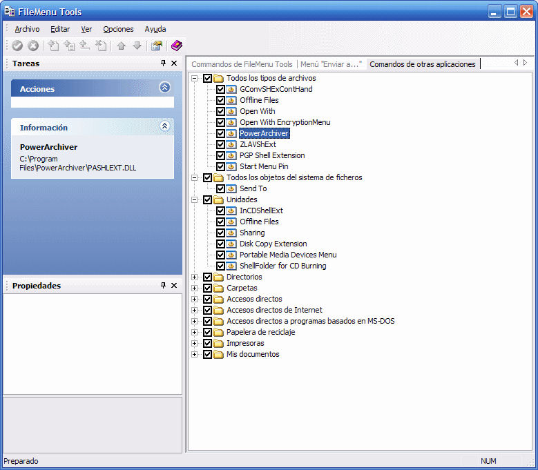 ConfiguracionComandosOtrosProgramas