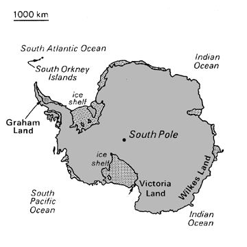 [Country map of Antarctica]