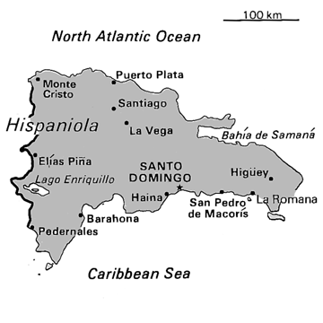 [Country map of Dominican Republic]