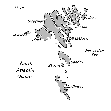 [Country map of Faroe Islands]