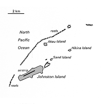 [Country map of Johnston Atoll]