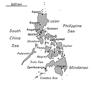 [Country map of Philippines]