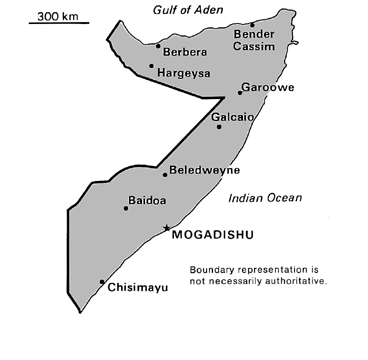 [Country map of Somalia]