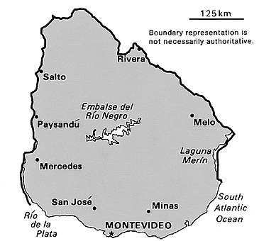 [Country map of Uruguay]