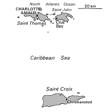 [Country map of Virgin Islands]