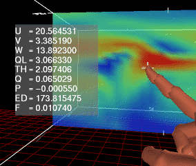 Data sonification example