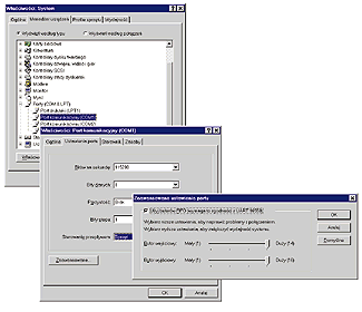 Ustawianie port≤w COM