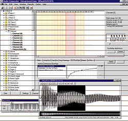 Wszestronny interfejs programu Audio Compositor