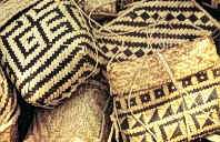 Straw Bags. Copyright by Sheila Thomson. All rights reserved.