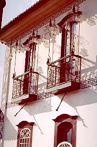 Paraty Balconies.  Copyright Sheila Thomson.  All rights reserved.