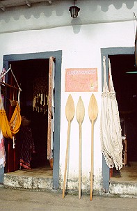 Paraty Boat Paddles.  Copyright Sheila Thomson.  All rights reserved.