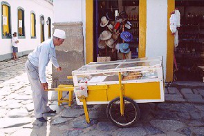 Paraty Sweets Vendor.  Copyright Sheila Thomson.  All rights reserved.