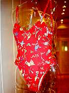 Red Bathing Suit. Copyright Sheila Thomson. All rights reserved.