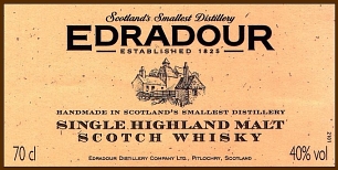 Edradour - label