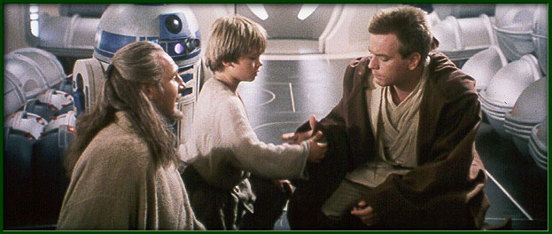 Qui-Gon, Artoo, Anakin i Obi-Wan