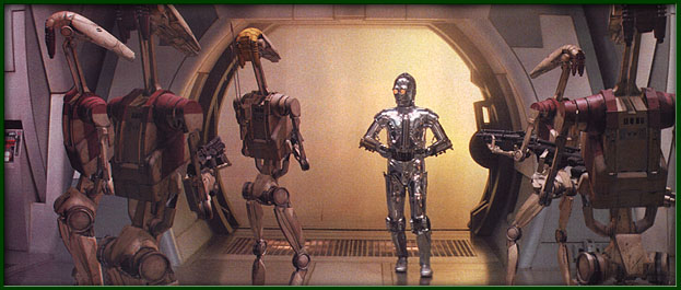 Battle Droids i 3PO