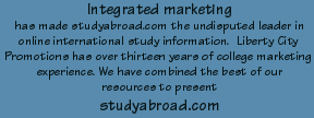 Integrated marketing has made Educational Directories Unlimited the undisputed leader in online international study information.  LCP has over thirteen years of college marketing experience.  We have combined the best of our resources to present studyabroad.com