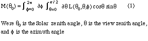 SW radiation equation