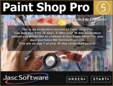 Paint Shop Pro 5 Nag