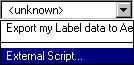 External Script Menu