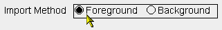Import Method Preference