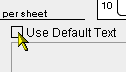 Use Default Text