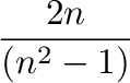 $\displaystyle {\frac{{2 \pm \sqrt{4 + 4(\frac{b}{a})^2}}}{{\frac{2b}{a}}}}$