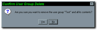 Delete group