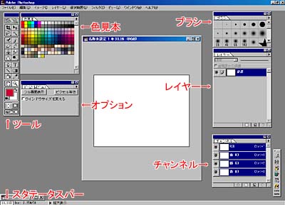 ウィンドゥ、ツール画面