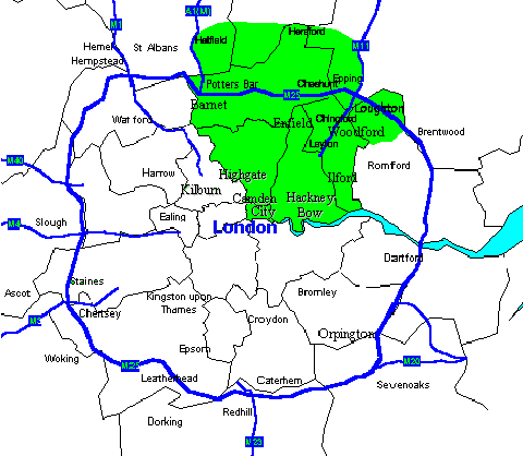 Map of London