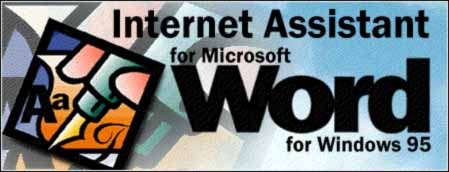 Internet Assistant for Microsoft Word for Windows 95 Logo