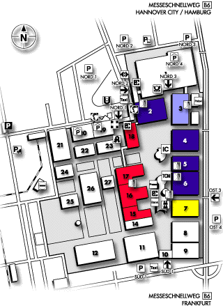 The Exhibition Grounds during the DOMOTEX '97