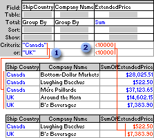 Perform a calculation and then return the selected results