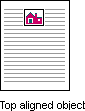 Objects middle or bottom aligned move up in Word 6.0/95.