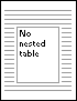 Nested table is removed and text is put in a paragraph in the outer table cell