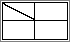 Diagonal cell borders