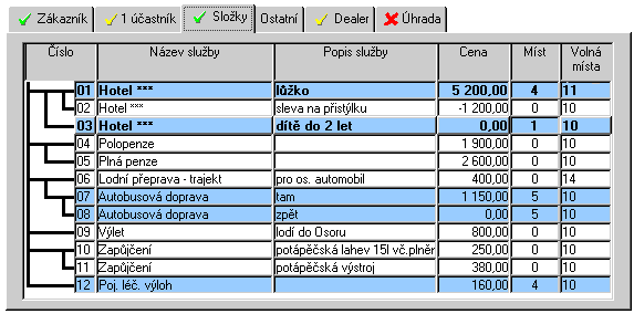 Slu₧by u zßjezdu