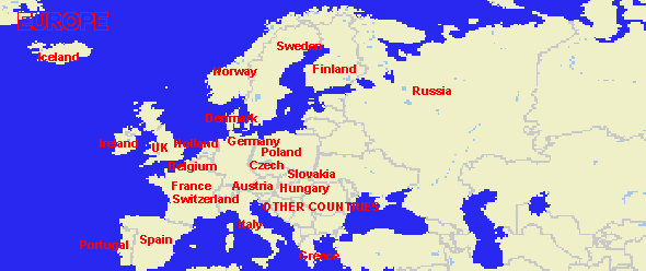 Europe map