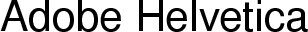 Adobe Helvetica