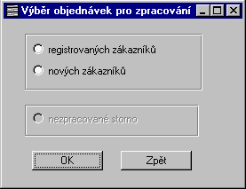 V²b∞r objednßvek ke zpracovßnφ