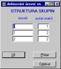 Struktura skupin