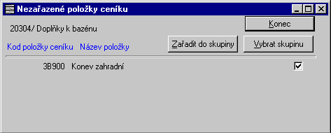 Za°azenφ polo₧ek zbo₧φ do skupin