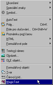 menu Vlo₧it s p°φkazem MagicText