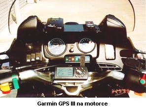 GPS III na motorce