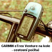 eTrex Venture na kole