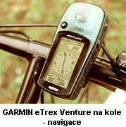 eTrex Venture na kole