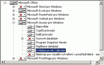 ActiveX Calendar - instalace