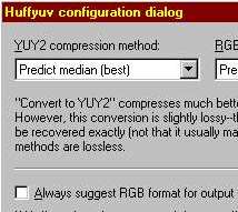 HuffYUV-Codec